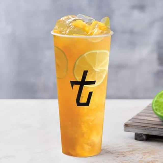 Golden Pineapple Green Tea with Lime.