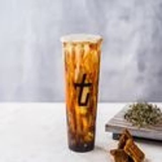 Black Tea Latte with Brown Sugar (黑糖红茶拿铁).