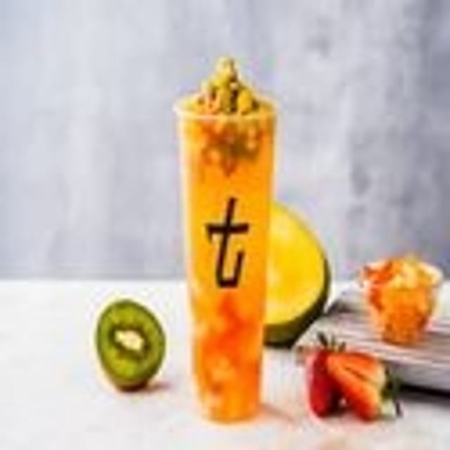 Fresh Passion Fruit Refresher (百香果水果茶).