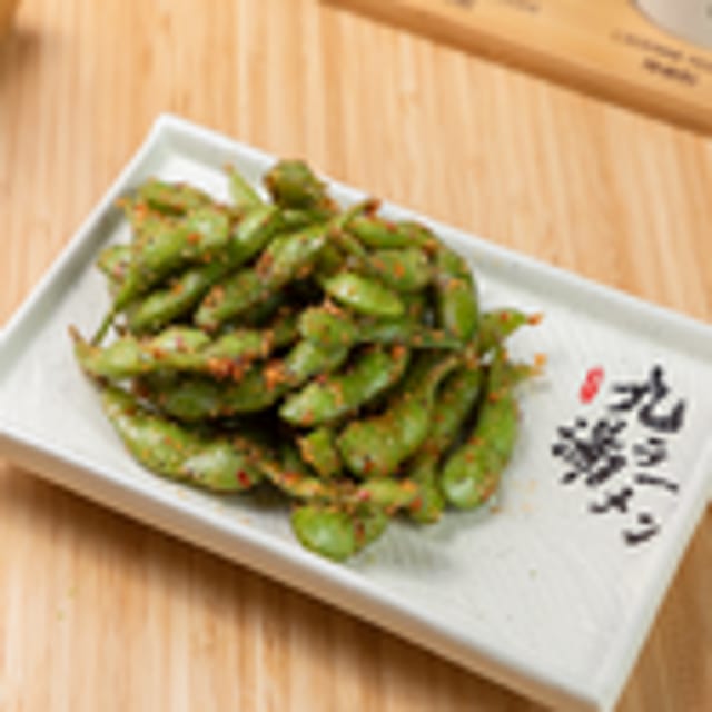 Chili Garlic Edamame (蒜香麻辣毛豆).