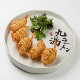 Fried Potato Shrimp (炸金丝蝴蝶虾)